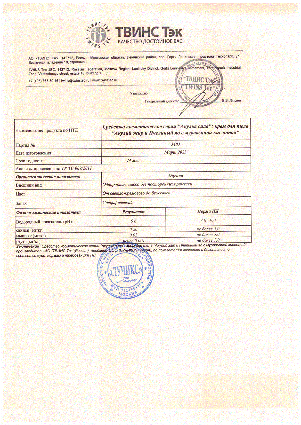 Паспорт №032023